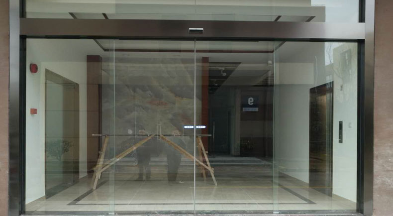 上海大眾安亭4S店紫銅自動(dòng)門